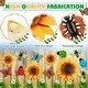 preview thumbnail 4 of 3, 12 Pcs Sunflower Metal Flowers Wall Decor