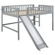 preview thumbnail 5 of 10, Full Low Loft Bed with Ladder & Slide