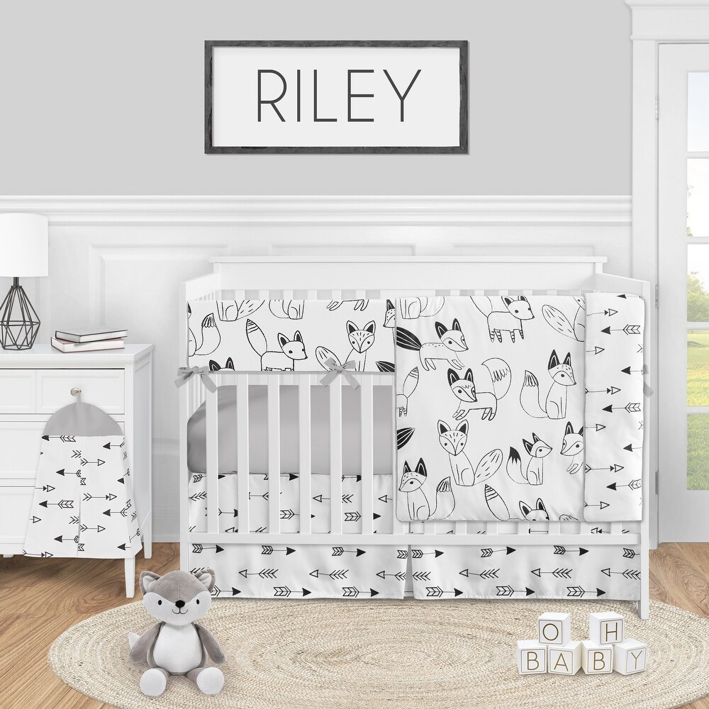 zoo crib bedding set