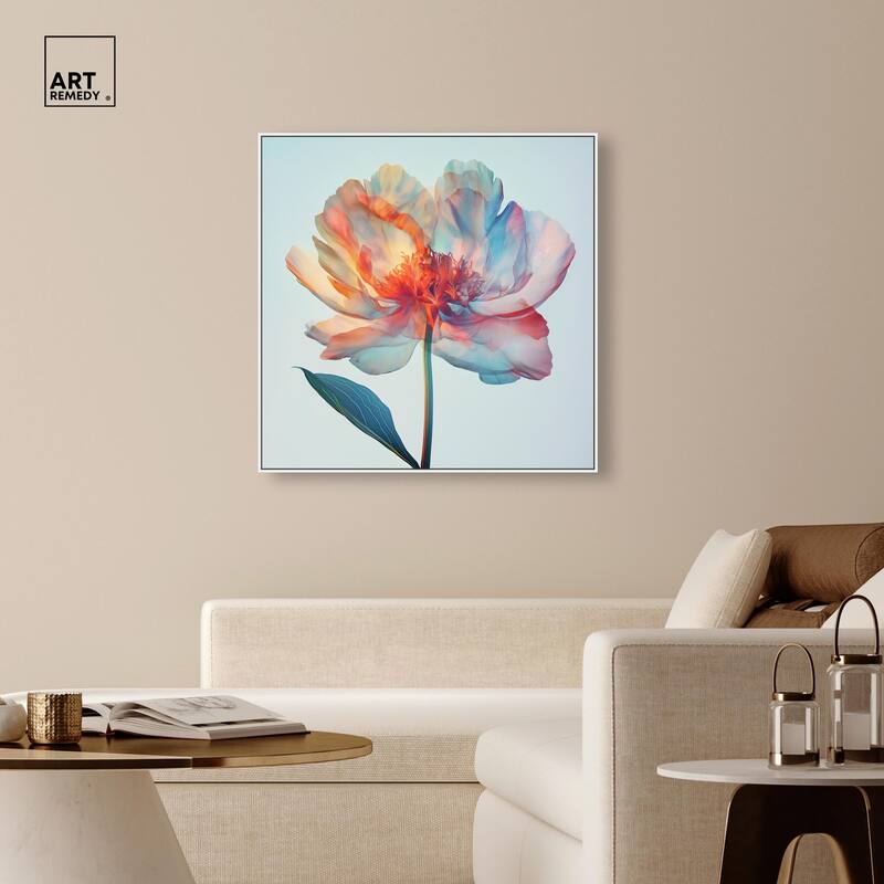 Peony Phases Canvas by Art Remedy