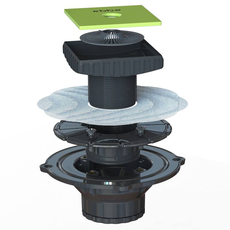 Ebbe America Shower Drain Components - Natural