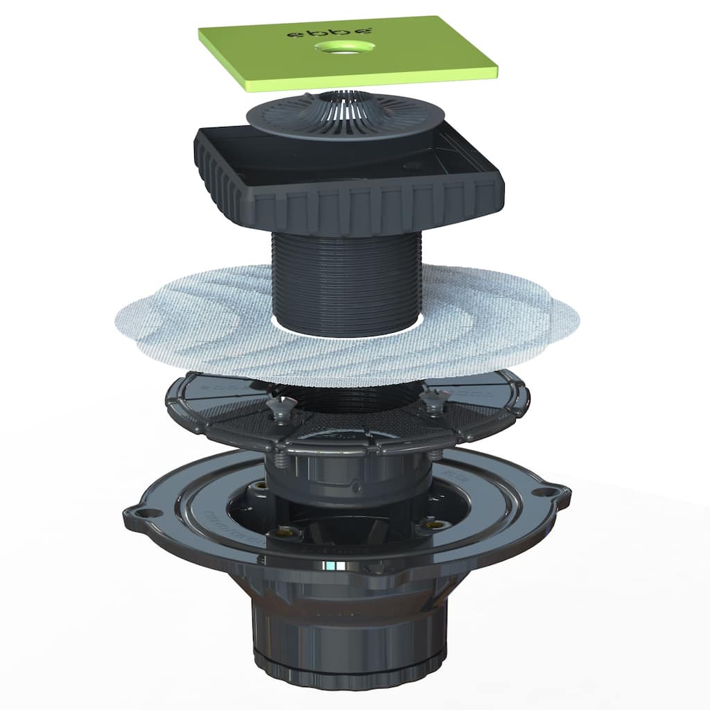 Ebbe America Shower Drain Components