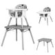 preview thumbnail 33 of 42, Babyjoy 4 in 1 Baby High Chair Convertible Toddler Table Chair Set - See Details Grey