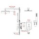 preview thumbnail 5 of 3, 12" Rain Shower Head Systems Wall Mounted Shower - 14.57*12