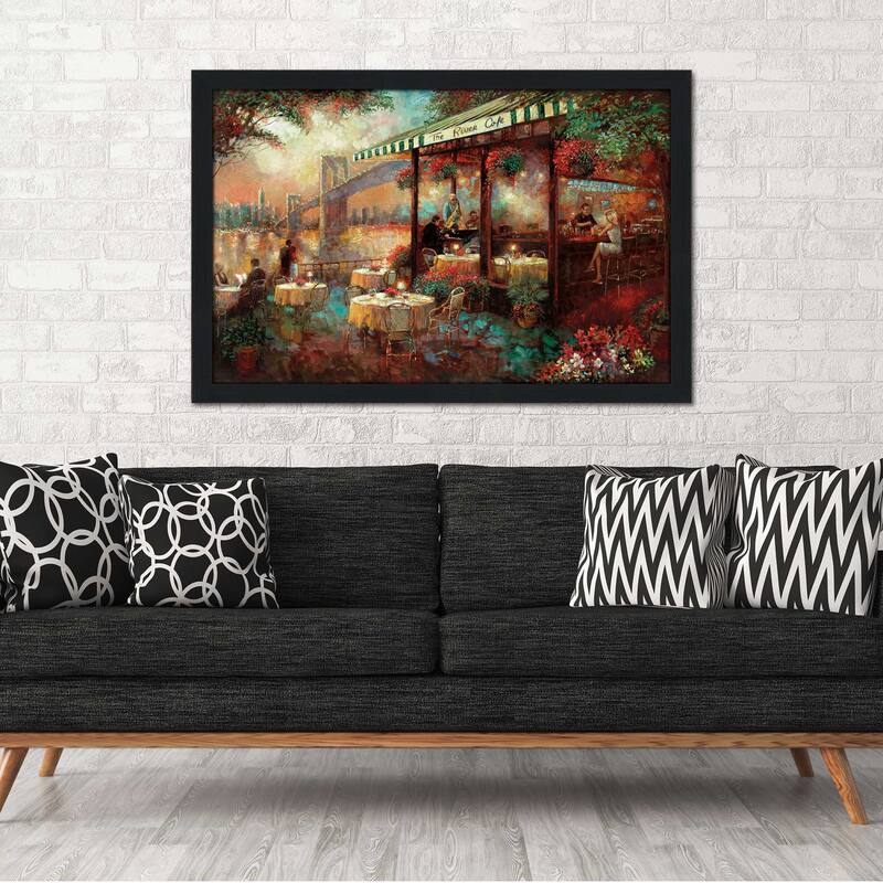"The River Cafe" by Ruane Manning Print on Acrylic