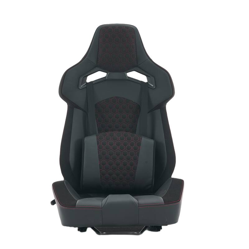 Universal PVC Bucket Style Reclinable Sport PU Leather Simulator Racing Seat with Adjustable Lock Slide
