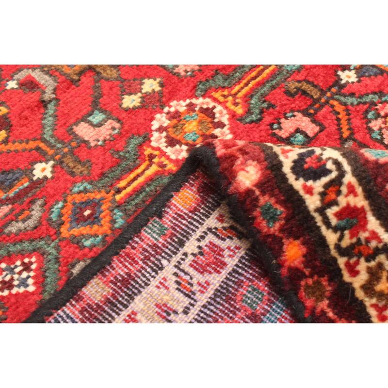 ECARPETGALLERY Hand-knotted Andelz Red Wool Rug - 2'10 x 7'1