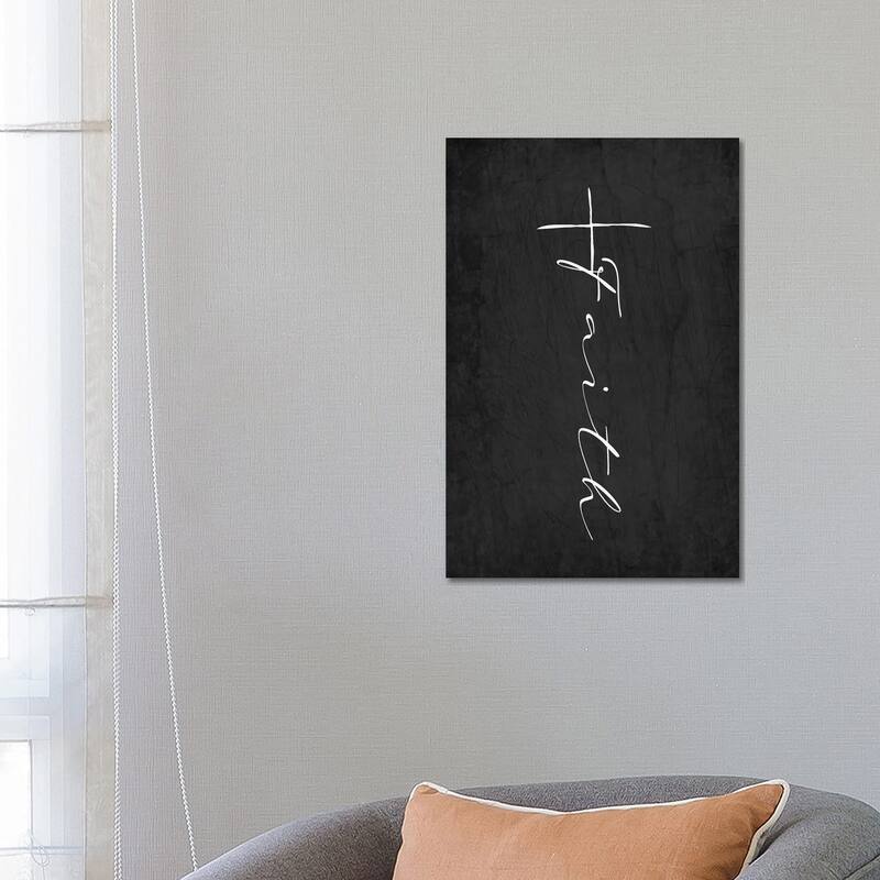 iCanvas "Faith Cross" by Kimberly Allen Canvas Print - 26x18x1.5