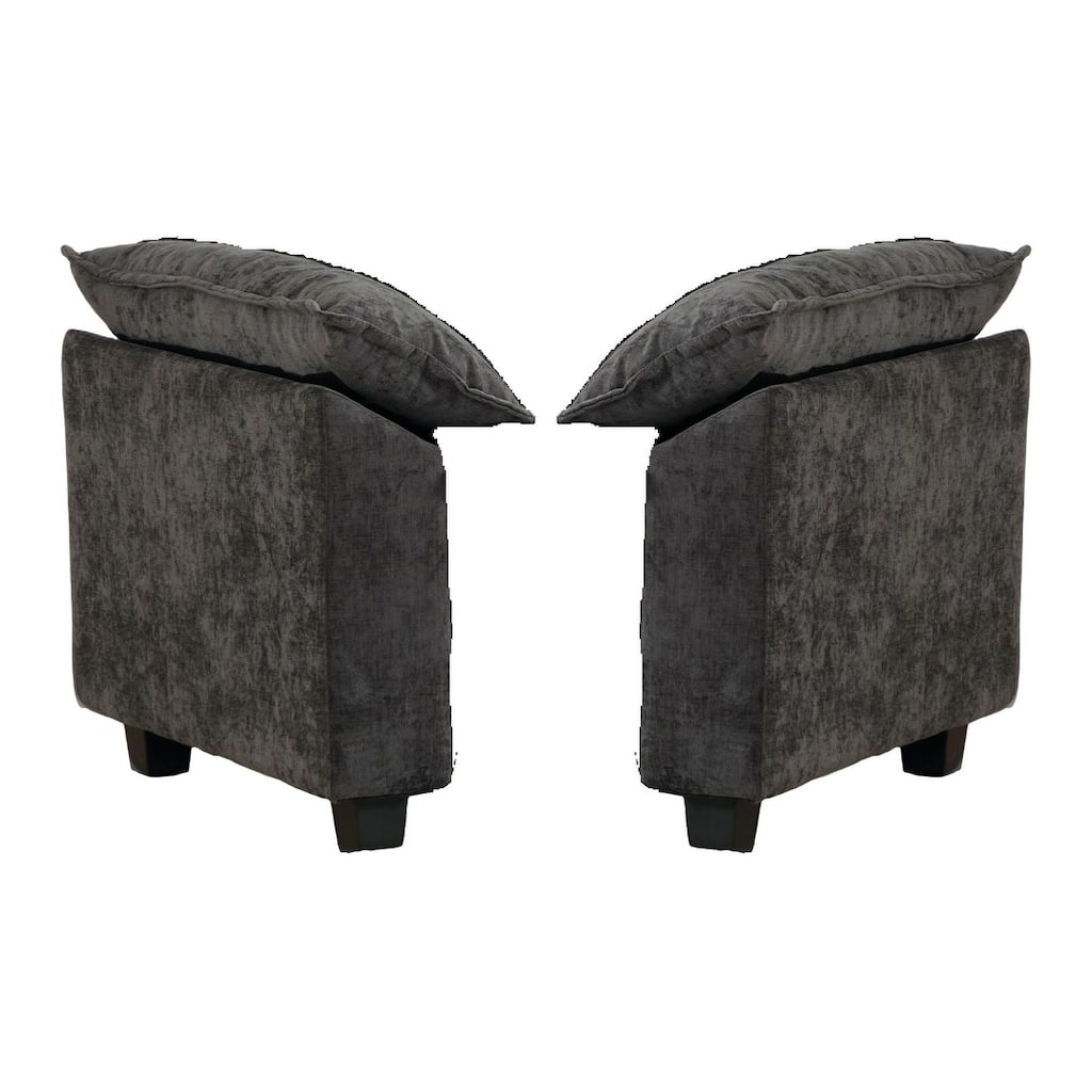 Cloud Sofa Armrests only, Sectional Couch, Comfy Double Layer Upholstered Seat Cushion, Breathable Chenille Fabric