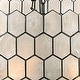 preview thumbnail 5 of 18, Two-Tier Capiz Honeycomb Chandelier - 20.0"L x 20.0"W x 12.0"H