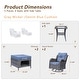 preview thumbnail 84 of 97, Gray Wicker Rattan Outdoor Patio Furniture Set Swivel Chair with Cushion