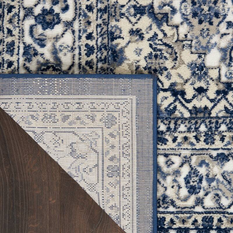 Nourison Cyrus Persian Floral Medallion Area Rug