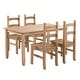 preview thumbnail 4 of 11, Wood Dining Table Corona Collection | Furniture Dash