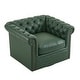 preview thumbnail 16 of 22, Christopher Knight Home - Chesterfield Swivel Club Chair with Deep Button Tufting and 360-Degree Rotation