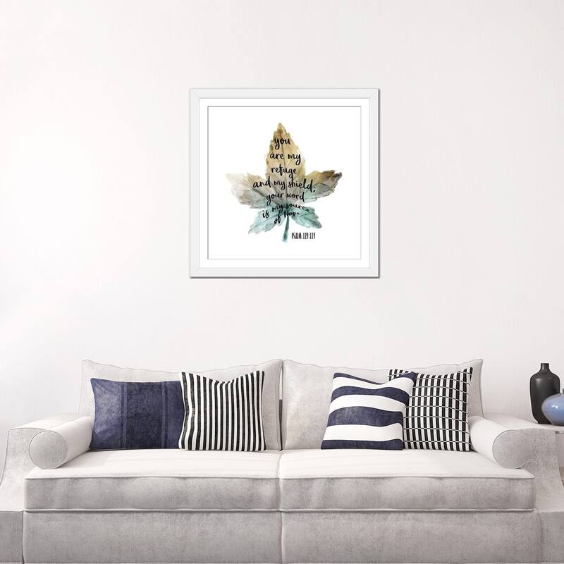 iCanvas "Psalm Leaf I" by Kimberly Allen