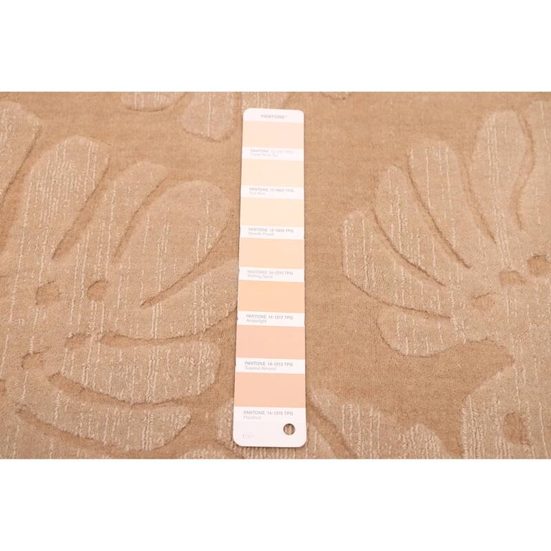 ECARPETGALLERY Hand Loomed Kashkuli Gabbeh Beige Wool Rug - 9'8 x 10'7