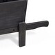 preview thumbnail 13 of 11, Wooden Wheelbarrow Planter Pot Garden Dark Grey Cart Planter Box