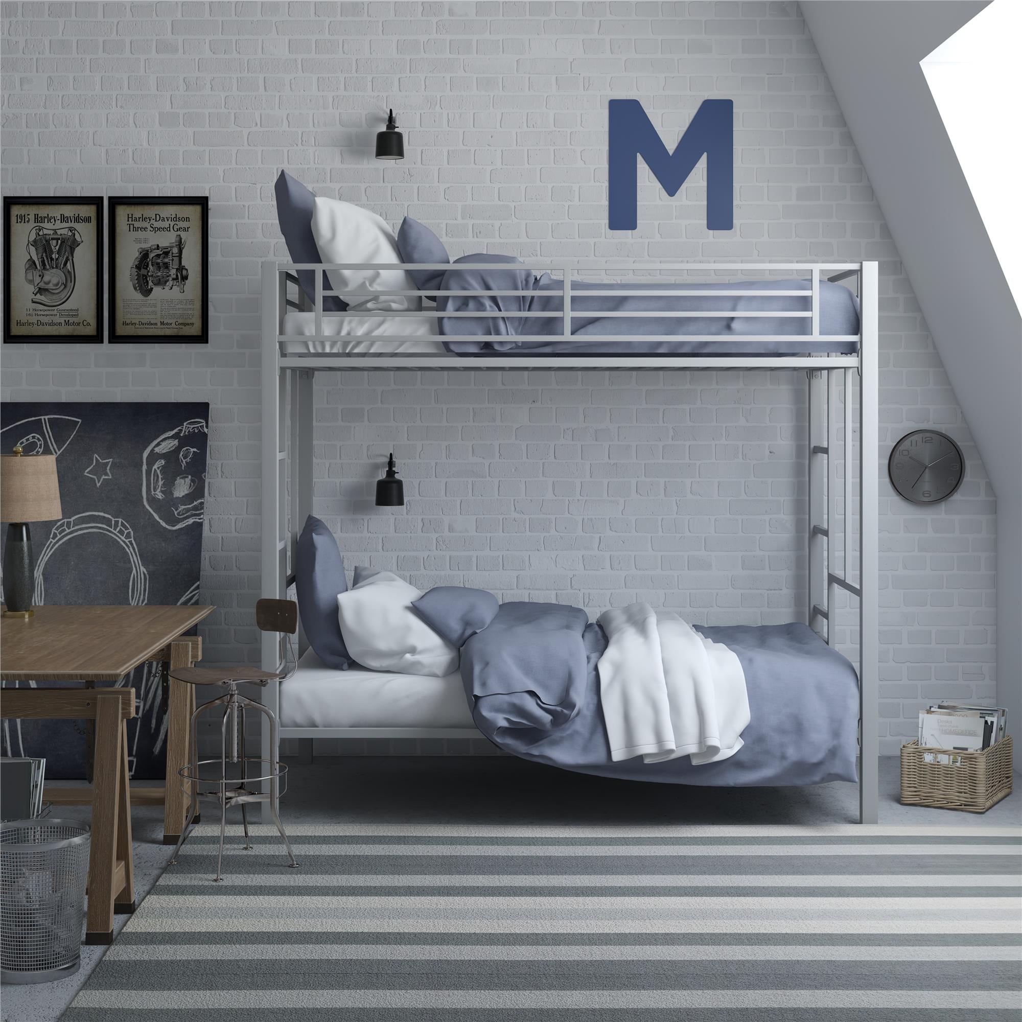 Your zone twin over twin bunk bed discount