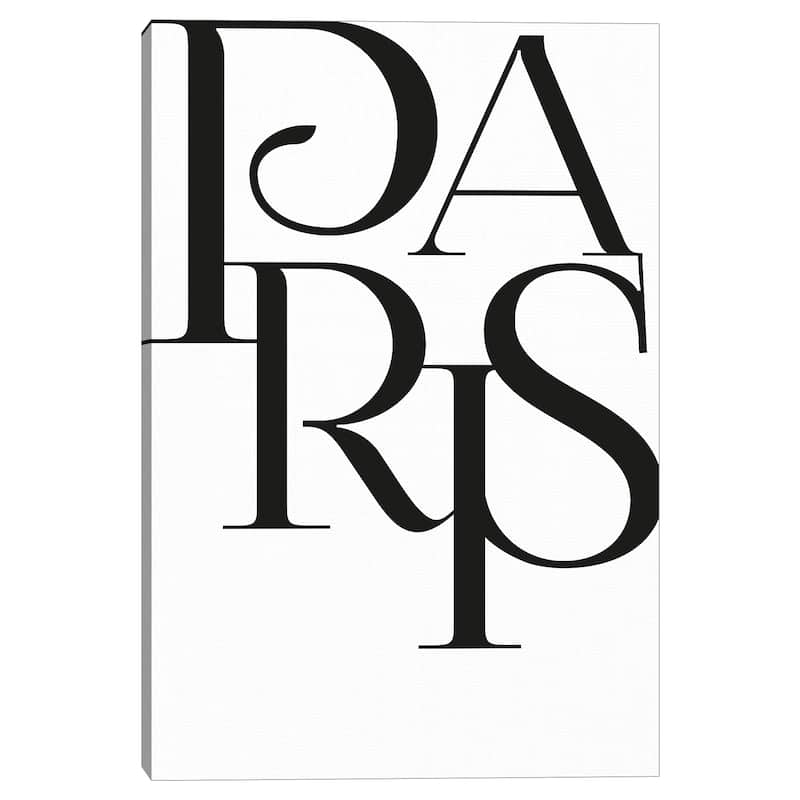 Paris by Joni Whyte Canvas Art Print