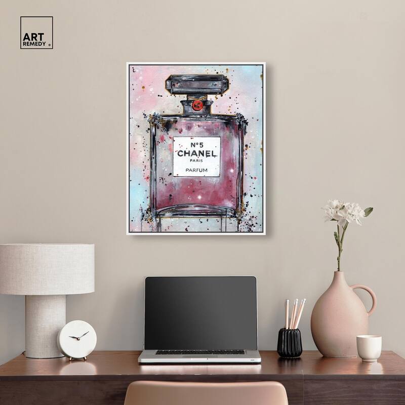 Doll Memories - Abstract Perfume Canvas by Art Remedy