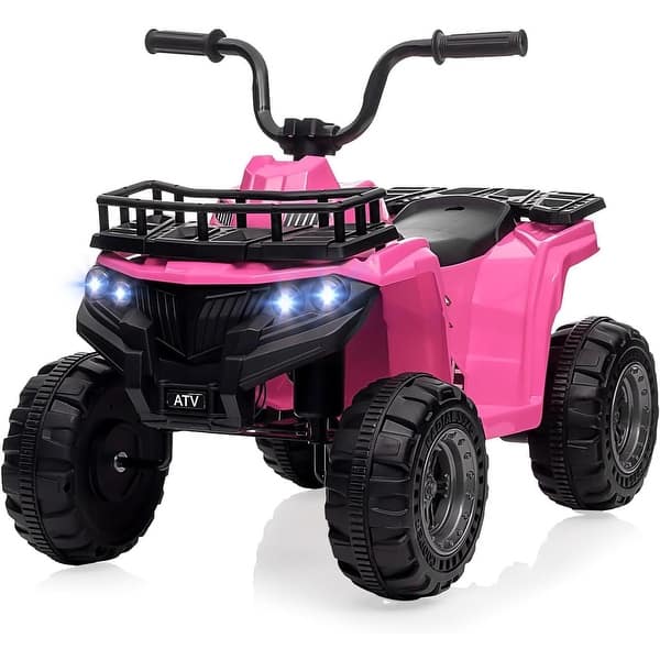 slide 2 of 6, Kids Ride On ATV w/Remote Control 2 Speeds Pink