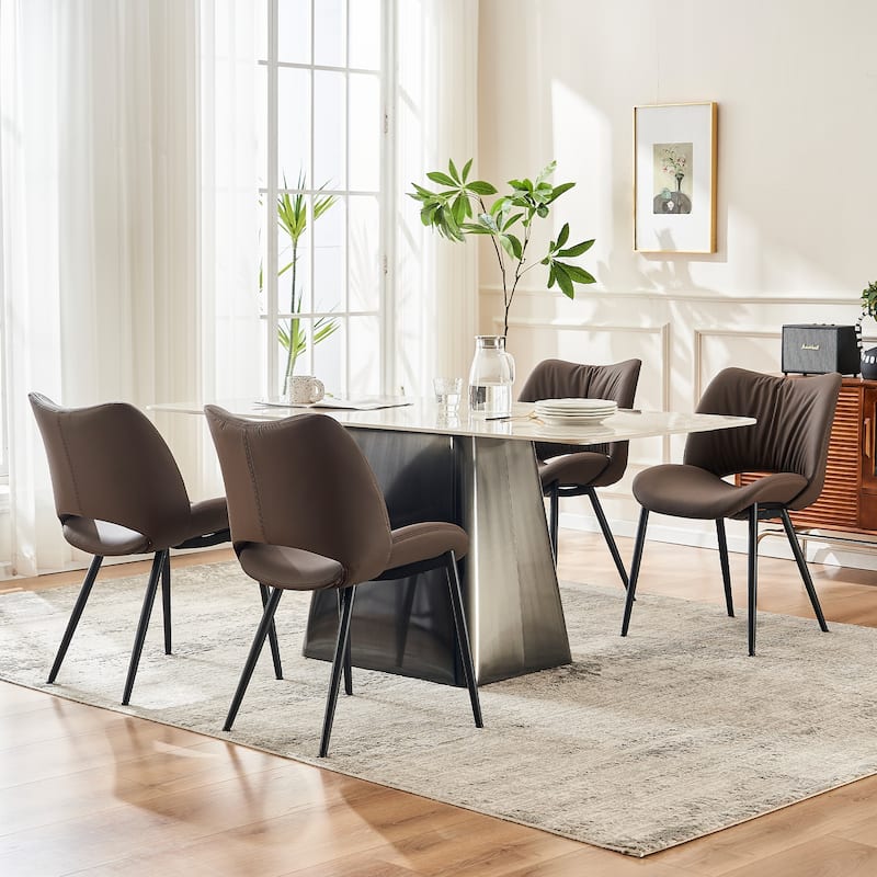 Modern Dining Kitchen Chairs Set of 2 Loads up to 300lbs