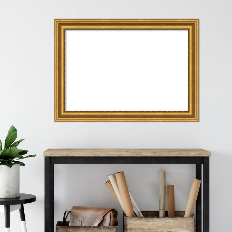 Amanti Art Parlor Black Framed Dry Erase Magnetic Board