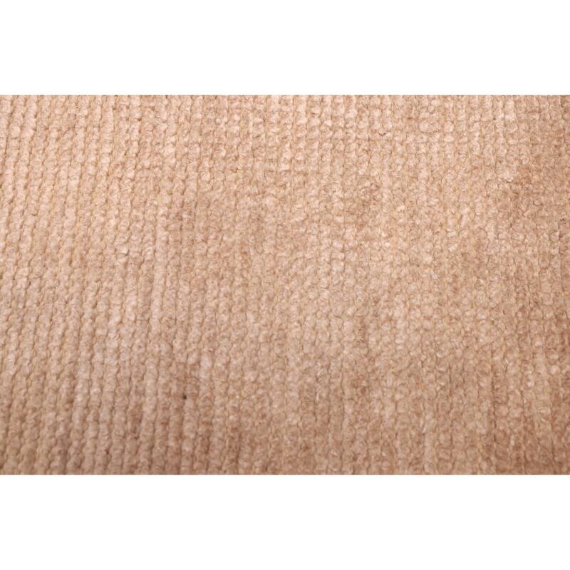 ECARPETGALLERY Hand-knotted Loreto Beige Silk Rug - 5'3 x 7'5