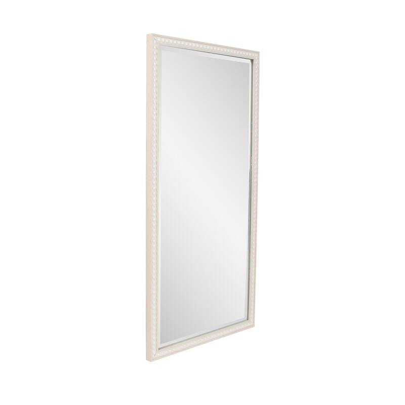 Beaded Dressing Mirror - Natural - 54H x 29W x 4D