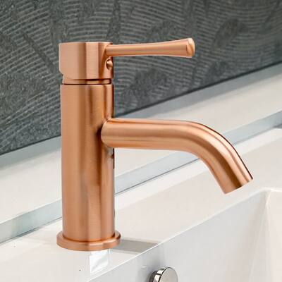 One-Handle Copper Bathroom Sink Faucet - 5 Years Warranty - 6.5"
