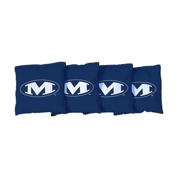 slide 2 of 3, Colorado School of Mines Orediggers Navy Cornhole Bags All-Weather Resin Filled