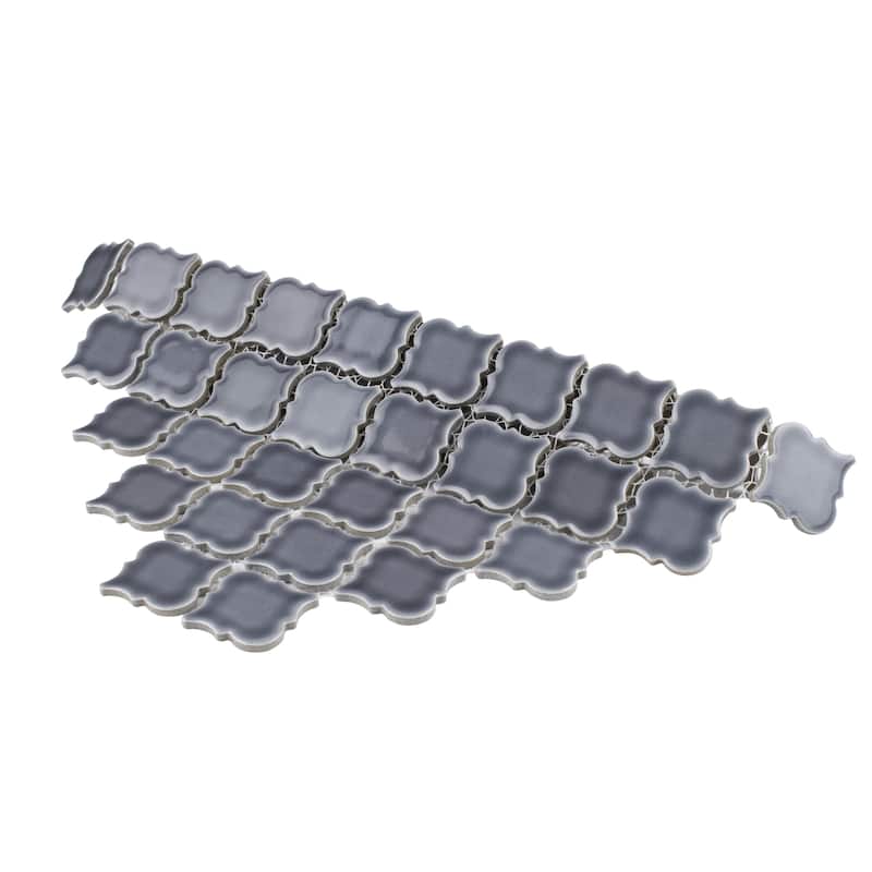Merola Tile Hudson Tangier Imperial Grey 12-3/8" x 12-3/8" Porcelain Floor and Wall Tile