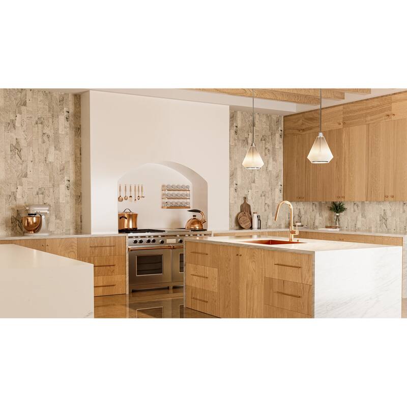 Haze 1-Light Polished Chrome Mini Pendant