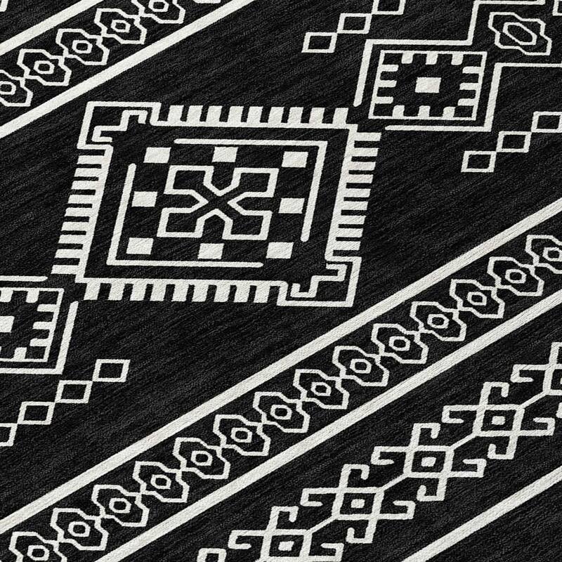 Machine Washable Indoor/ Outdoor Chantille Moroccan Boho Rug