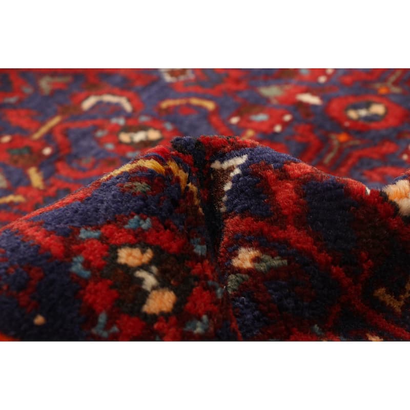 ECARPETGALLERY Hand-knotted Andelz Navy Wool Rug - 3'3 x 9'10