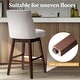 preview thumbnail 13 of 52, Pellebant 30.6'' H Solid Wood Swivel Bar Stool with Back