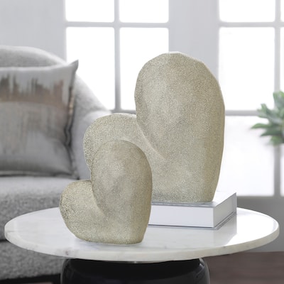 Sagebrook Home's Modern Heart Novelty Sculpture