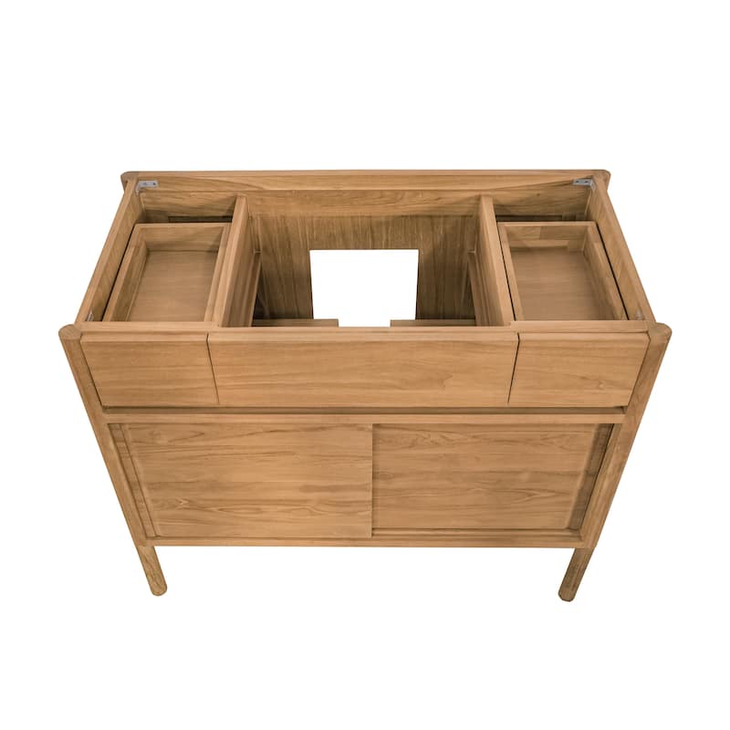 Avanity Colbie Bathroom Vanity Only in Natural Teak - 42" Single Sink