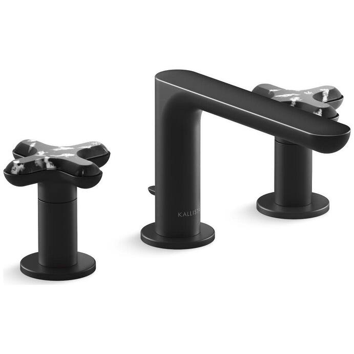 Kallista P32704-JST 002 Collection 1.2 GPM Widespread Bathroom Faucet - Matte Black