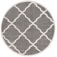 preview thumbnail 82 of 127, SAFAVIEH Amherst Irma Modern Rug 5' Round - Dark Grey/Beige - Round