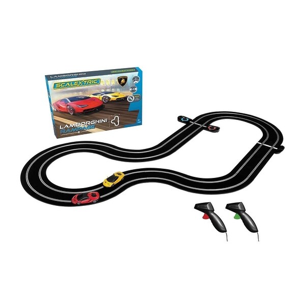 Scalextric Lamborghini Rampage Centenarios 1:32 Slot Car Race Track Set C1386T. Opens flyout.