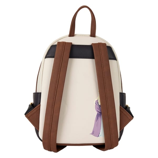 harry potter hogwarts mini backpack Spring Mini-Backpack Loungefly with an exterior side pouch pockets and zipped front pocket (adorning a charming platform 9 Harry Potter Hogwarts Apothecary Department