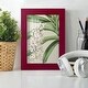 preview thumbnail 7 of 118, Orchid Blooms I -Framed Print w/glass-Cherry Red