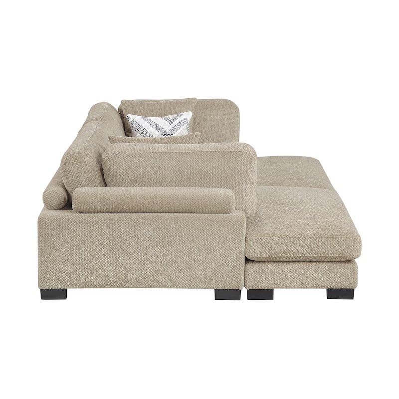 Abbeville Microfiber 2-Piece Sectional Chaise