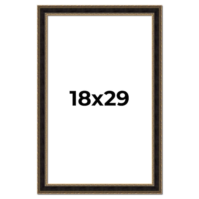 18x29 Frame Gold Antique Vintage Sold Wood Picture Frame | 1.75 Inch
