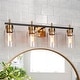 preview thumbnail 16 of 16, Modern Black Gold 2/3/4-Light Bathroom Vanity Lights Linear Wall Sconces for Powder Room 4-Light
