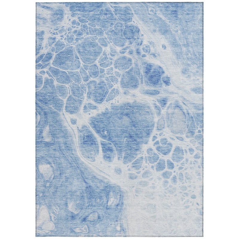HomeRoots Nautical Transitional Rectangle Outdoor Rug