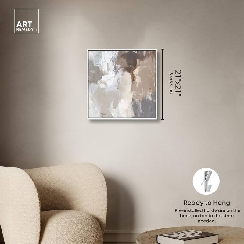 Faded Textured I Canvas by Art Remedy