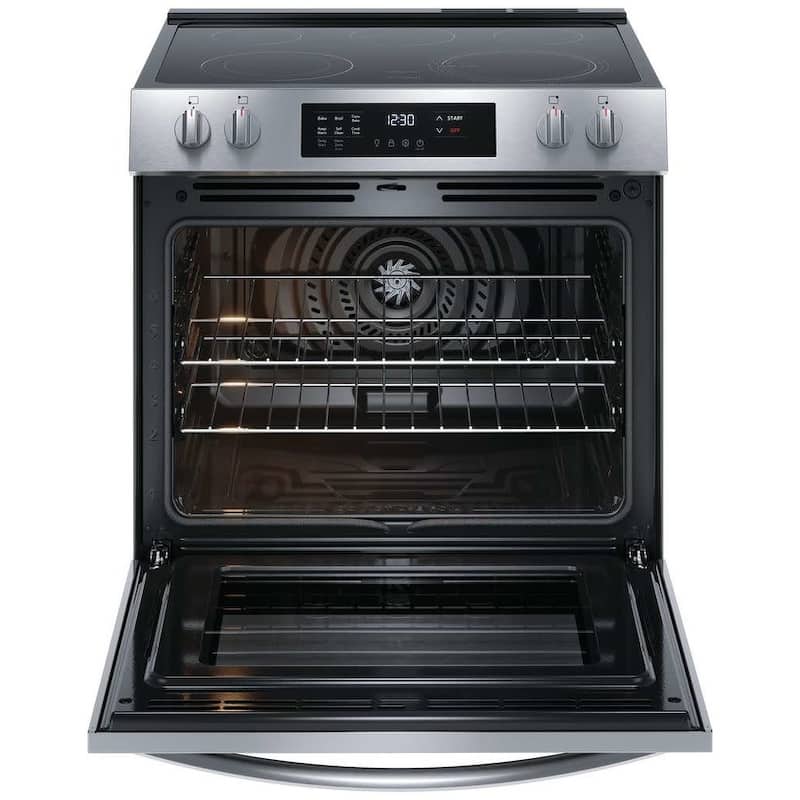 Frigidaire FCFE3083A 30" Wide 5.3 Cu. Ft. Slide In Electric Range with