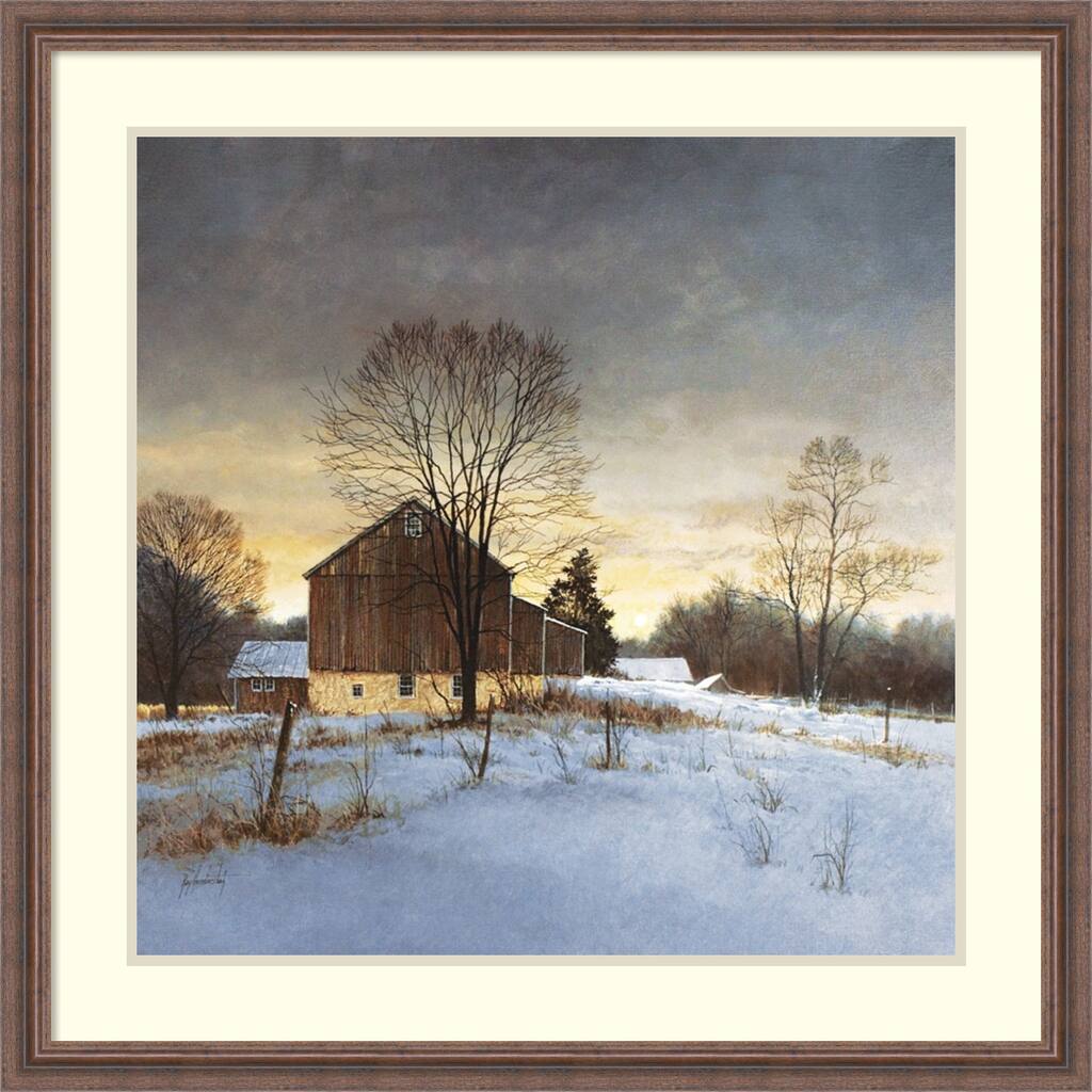 Framed Art Print 'Breaking Light' by Ray Hendershot 32 x 32-inch